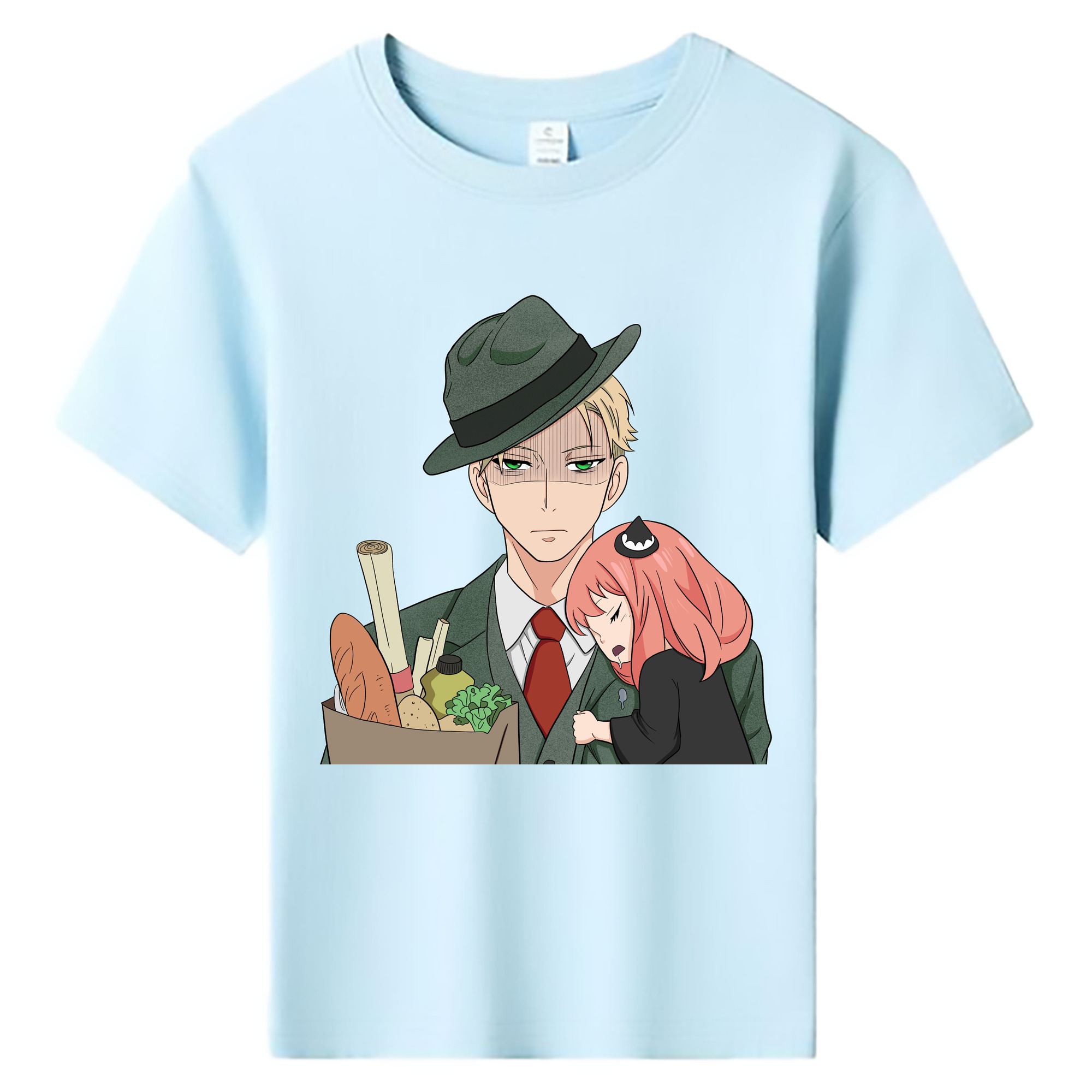 （画像用） SPY×FAMILY间谍家家酒 綿100％キッズTシャツ（フロントプリント）
